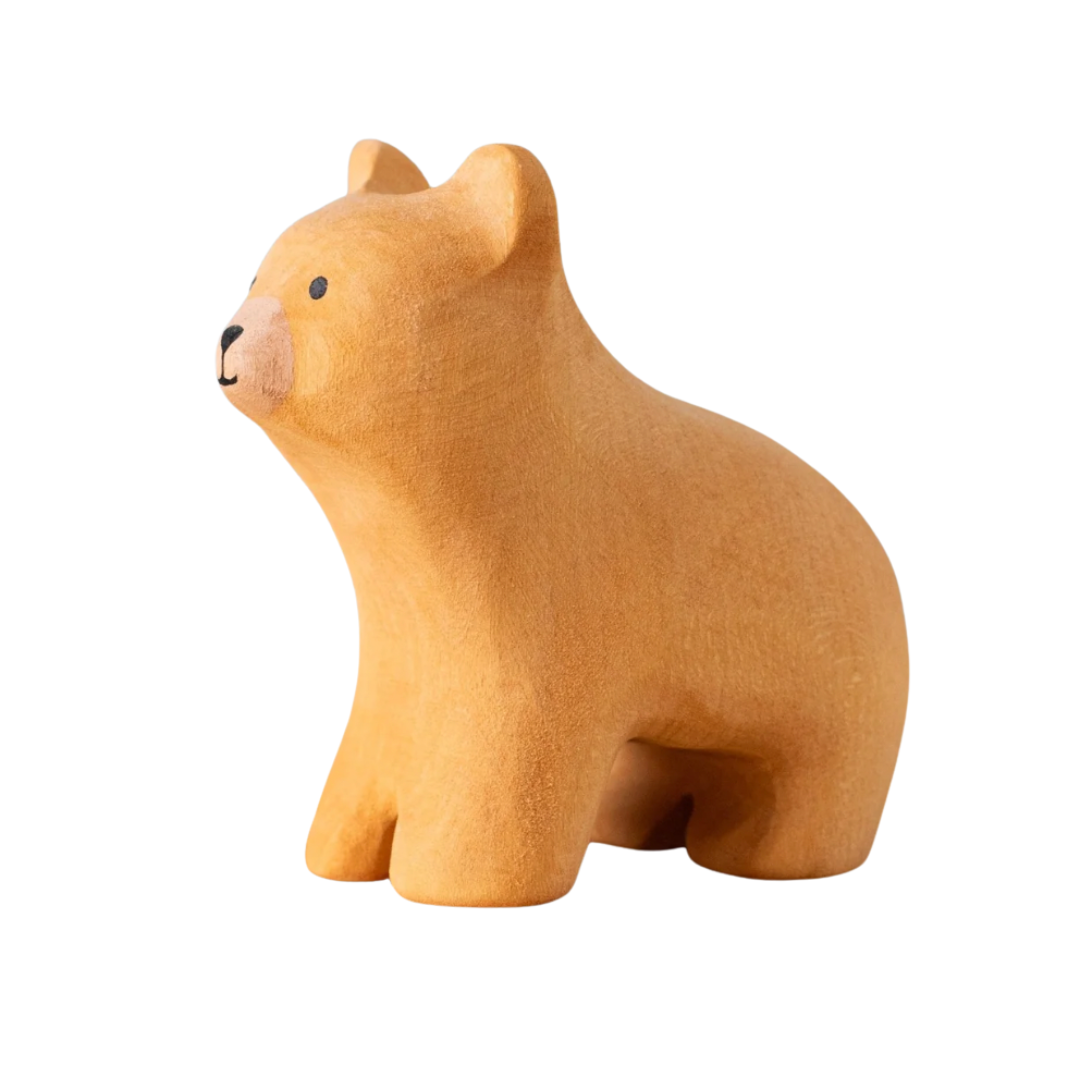 Bumbu Toys Curious Bear wooden toy, £21.50, Babi Pur