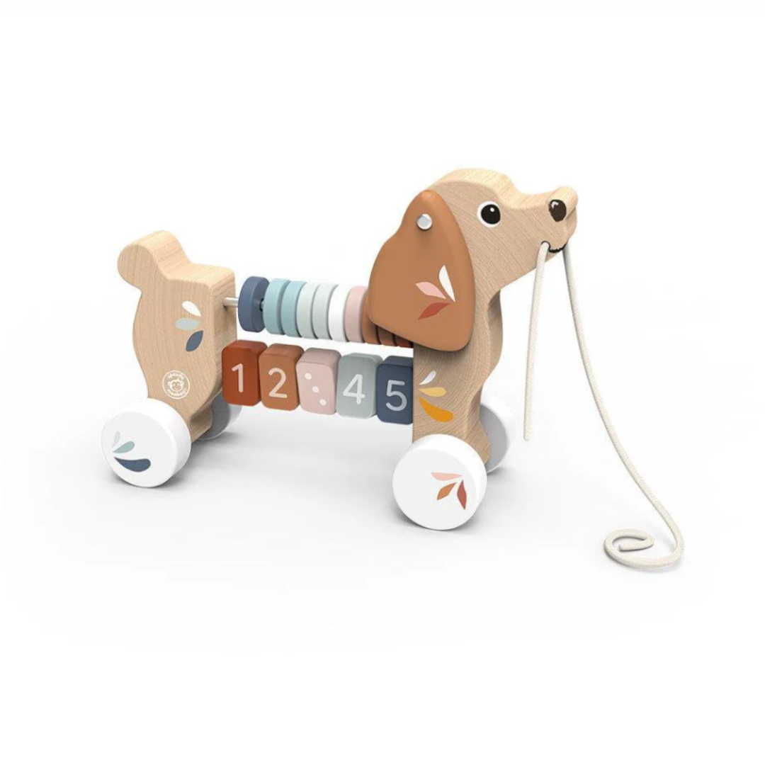 Speedy Monkey puppy pull-along, £23, Gently Elephant