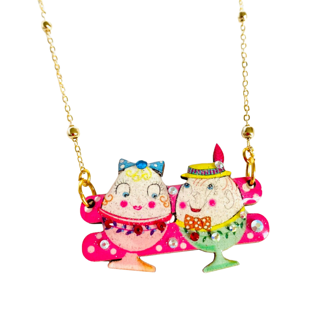 Kitsch egg necklace, £22, Rosie Rose Parker