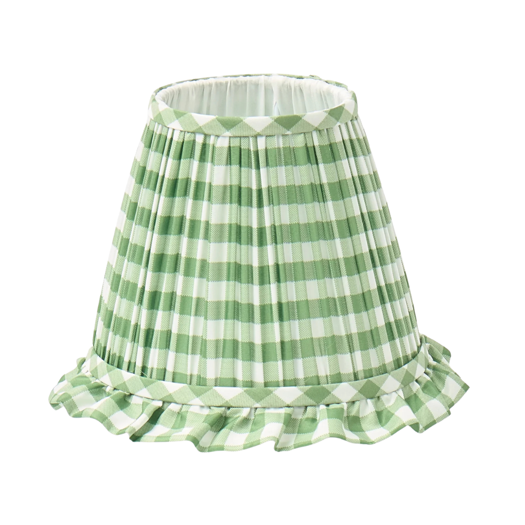 Ruffle lampshade, £36, Mrs Alice