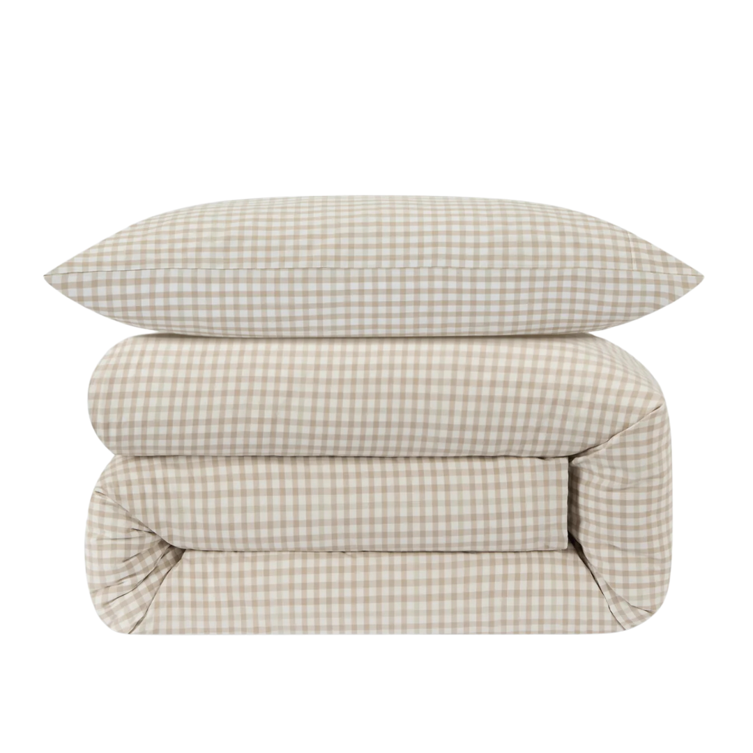 Washed cotton single bed linen set, £89, Piglet in Bed